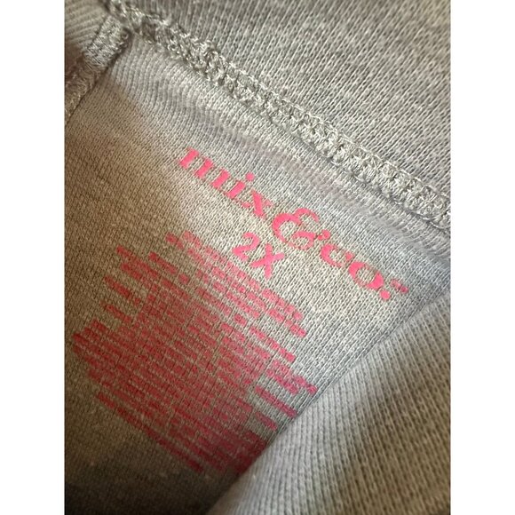 Mix & Co women’s size 2X – large gray Capri sweatpants - Picture 5 of 8